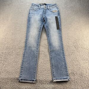 Buckle Women's Skinny Jeans - Light Blue